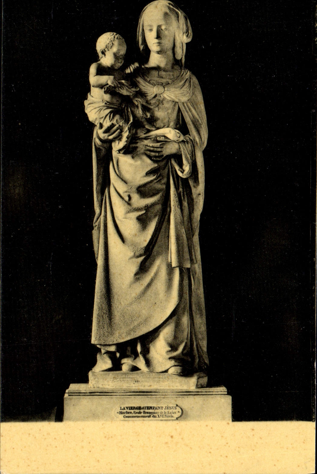 CPA Vierge D'Olivet Paris Musee Du Louvre