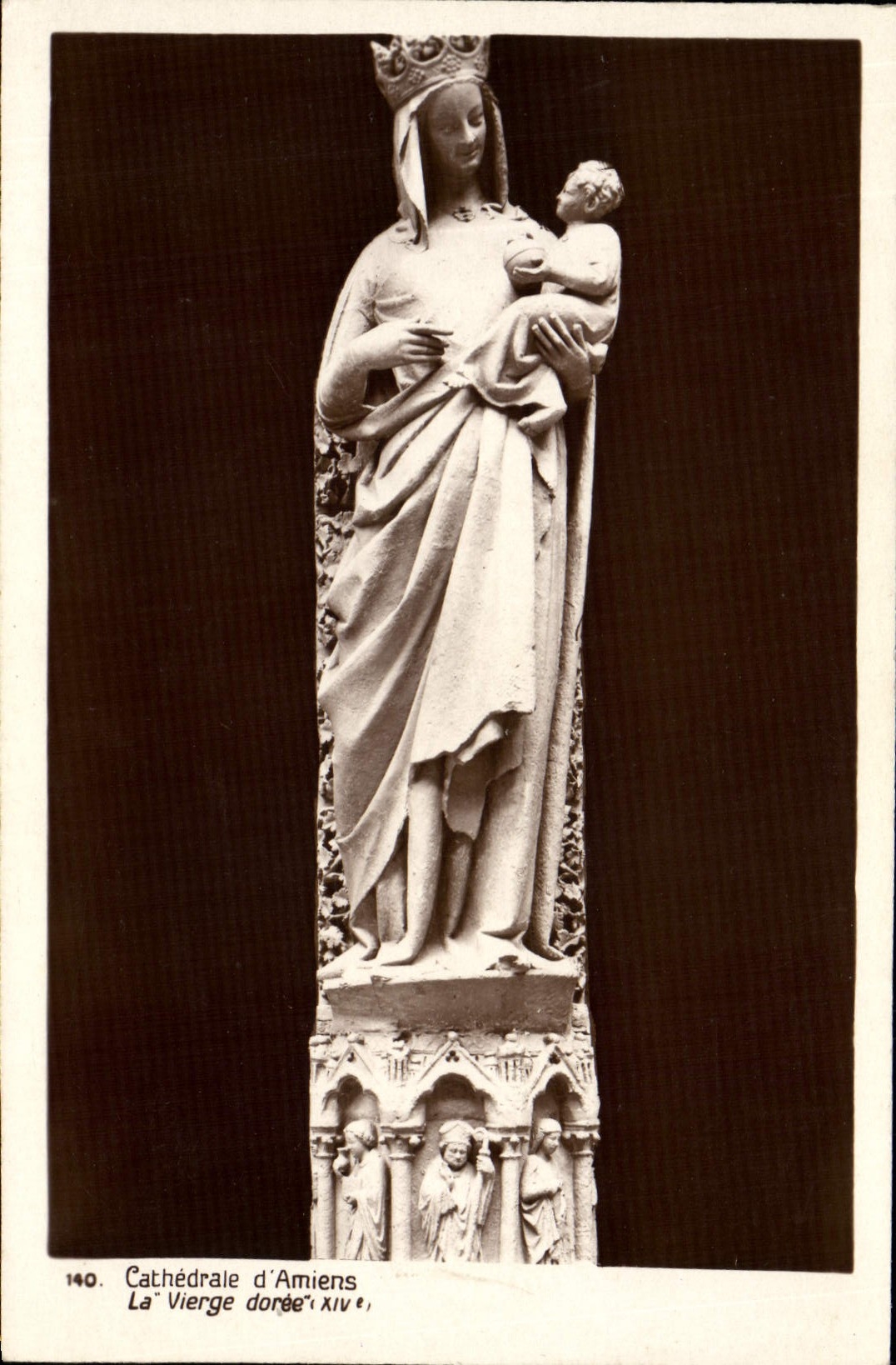 CPA Cathedrale d'Amiens La Vierge Doree