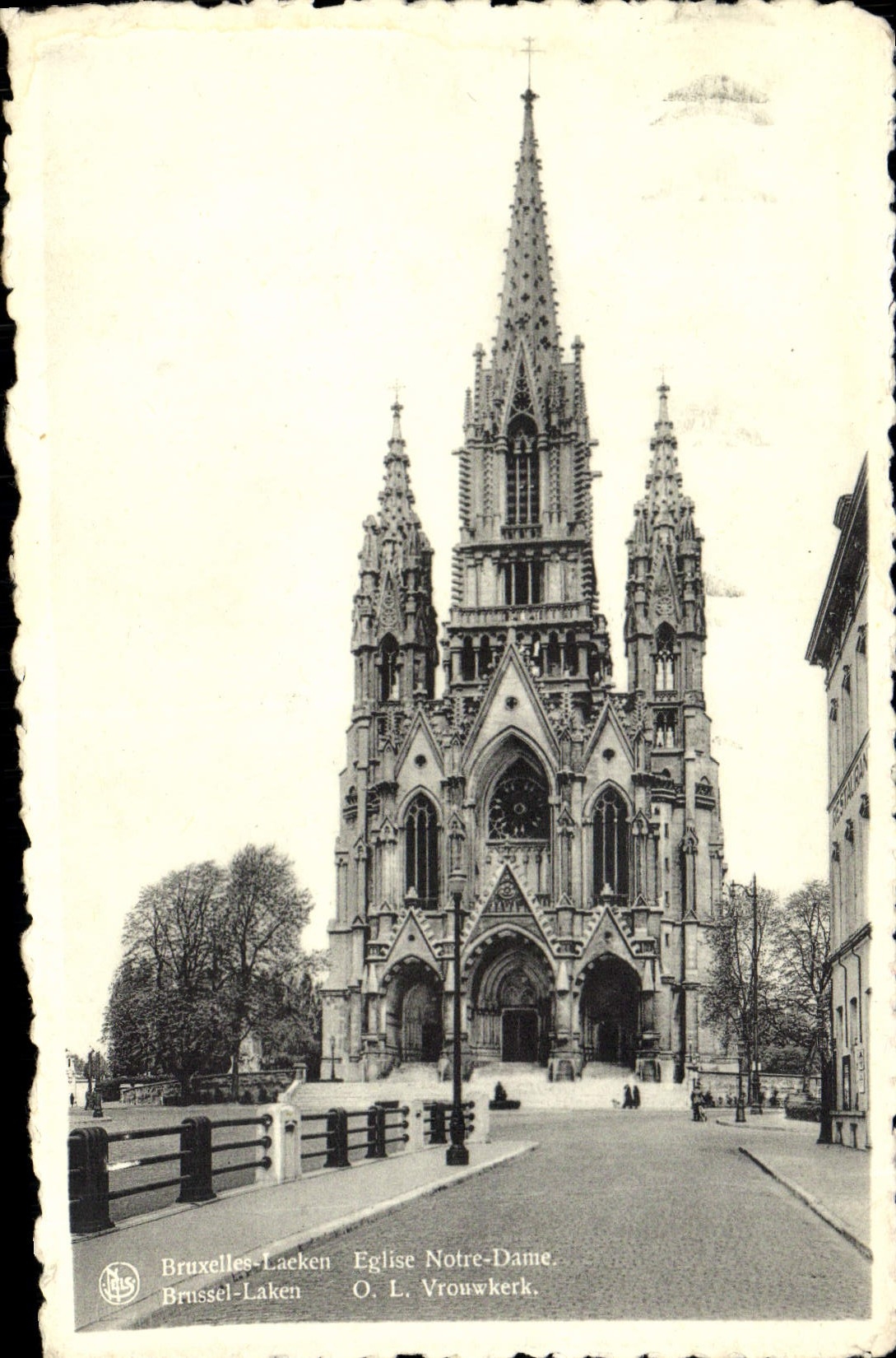 CPA Bruxelles Laeken Eglise Notre Dame