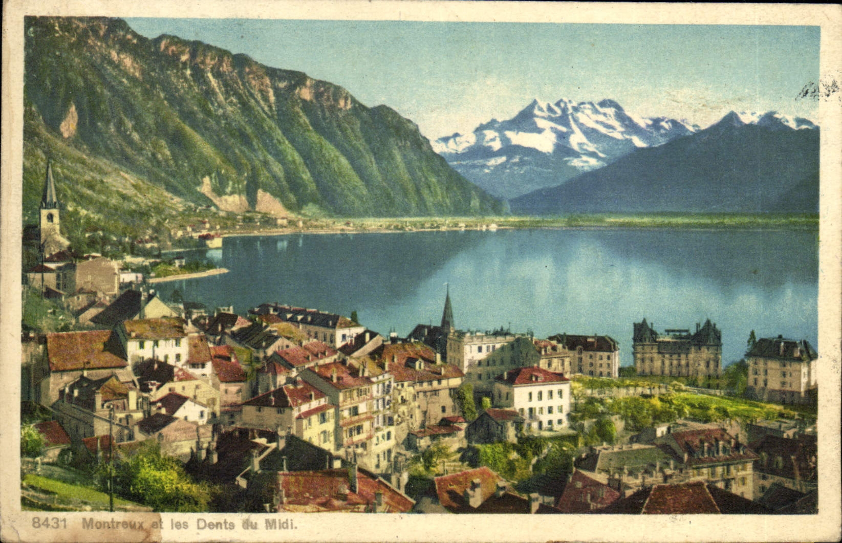 CPA Montreux et les dents du Midi
