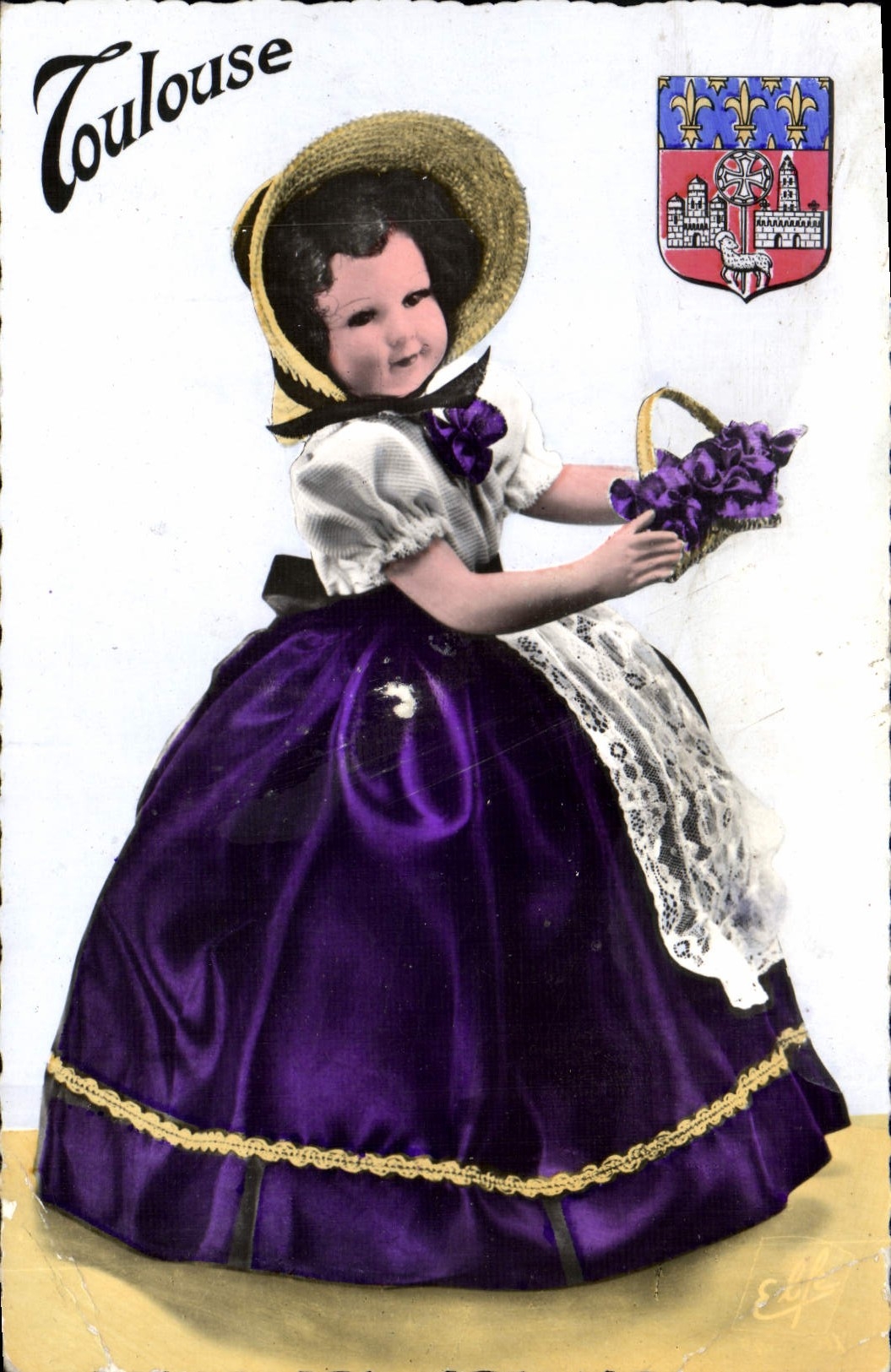 CPA Toulouse Poupee Folklore