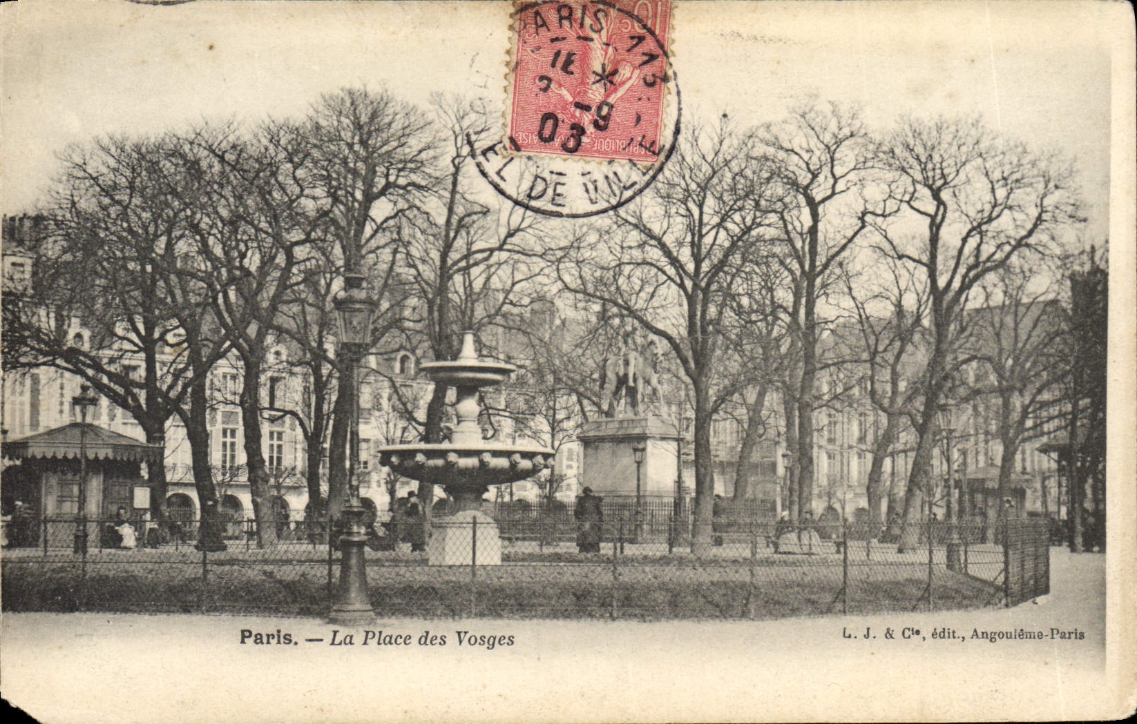 CPA Paris La Place des Vosges