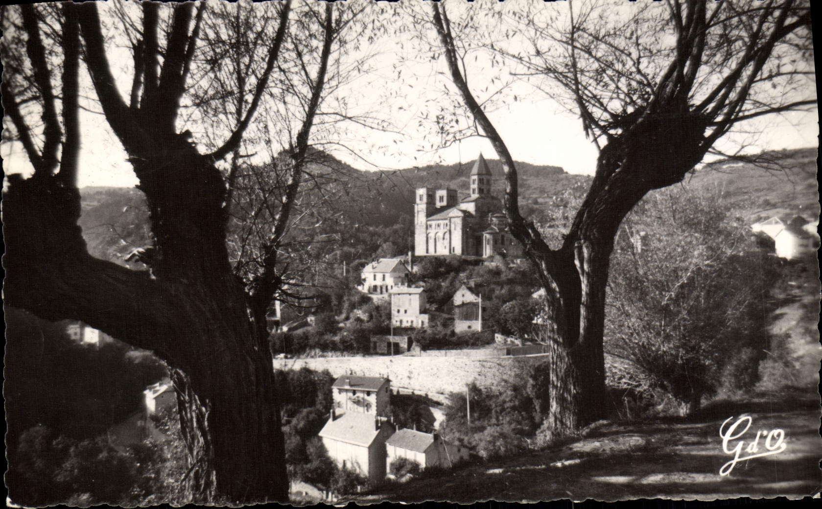 MODERN CARD Seen on Saint Nectary and his church