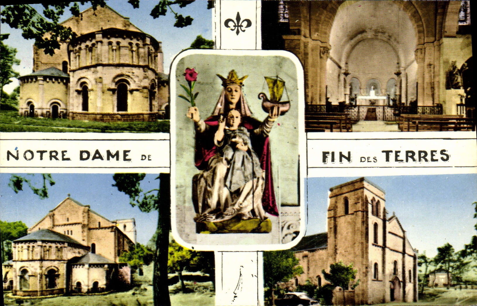 MODERN CARD Soulac On Sea Notre Dame of the Grounds