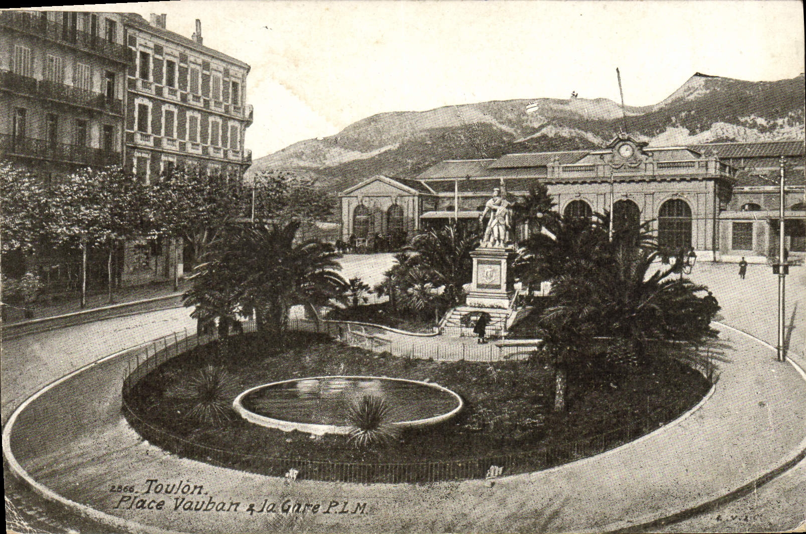 CPA Toulon Place Vauban La Gare