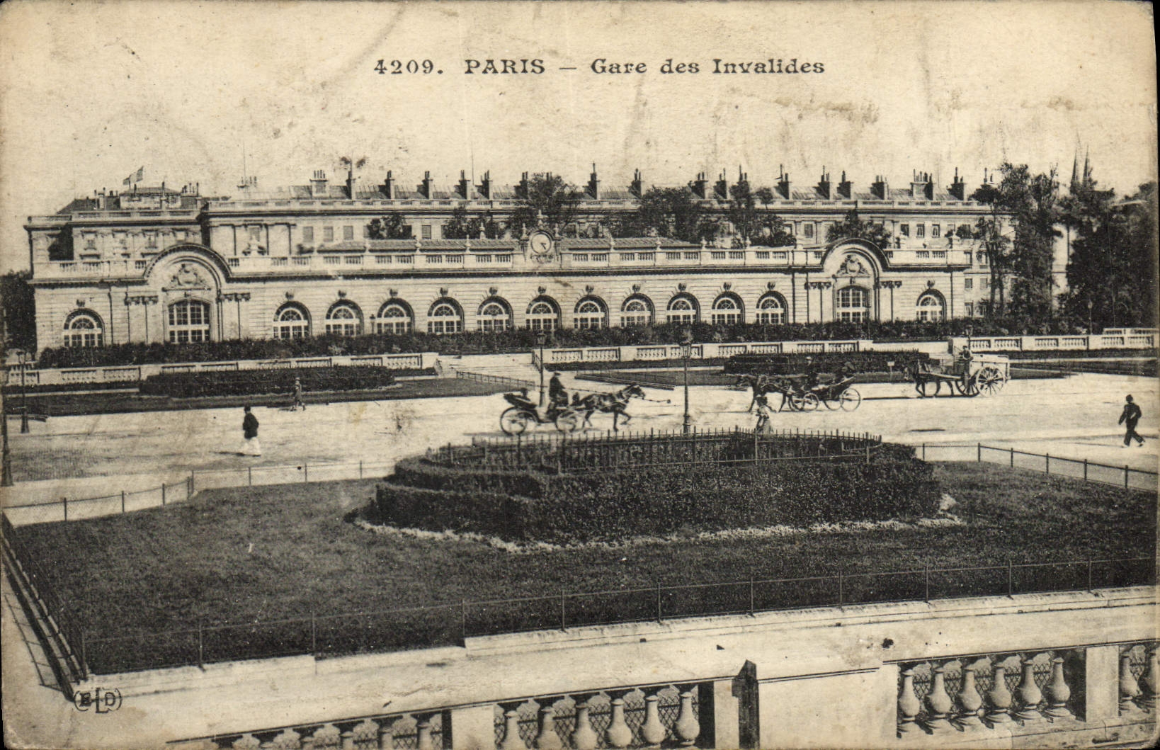 CPA Paris Gare Des Invalides