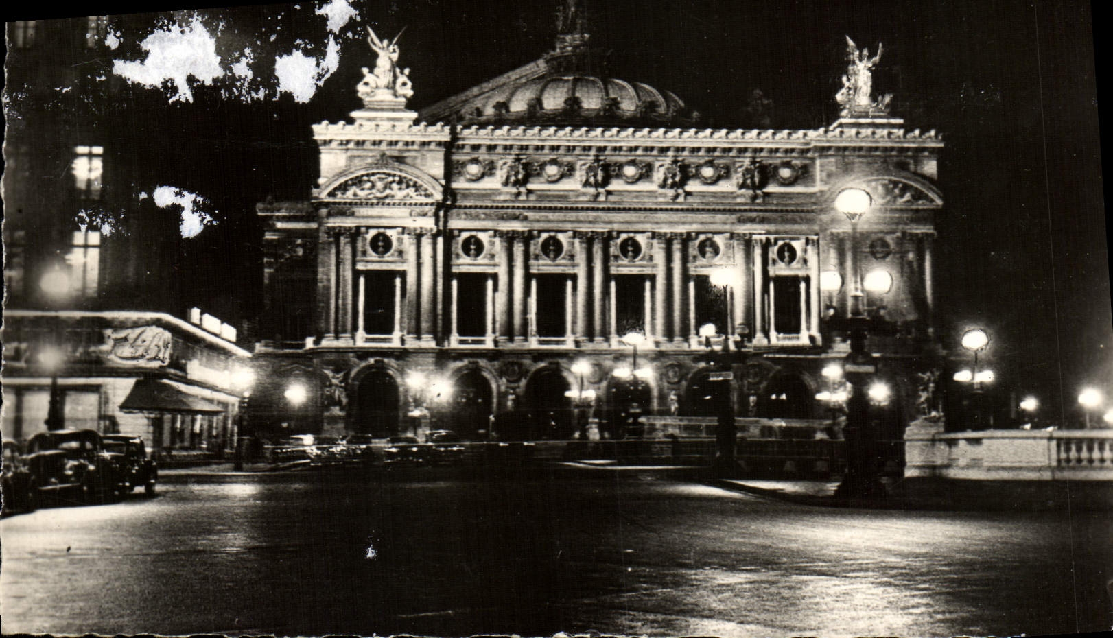 CPM Paris La Nuit L'Opera