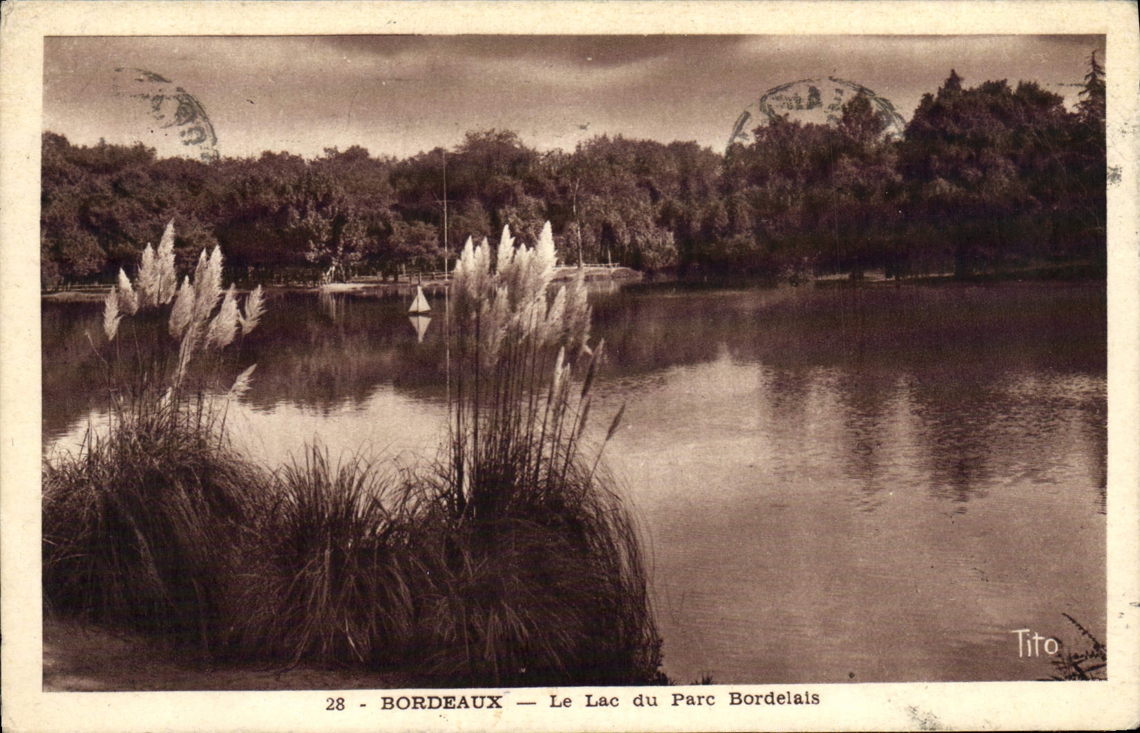 CPA Bordeaux Le Lac du Parc bordelais