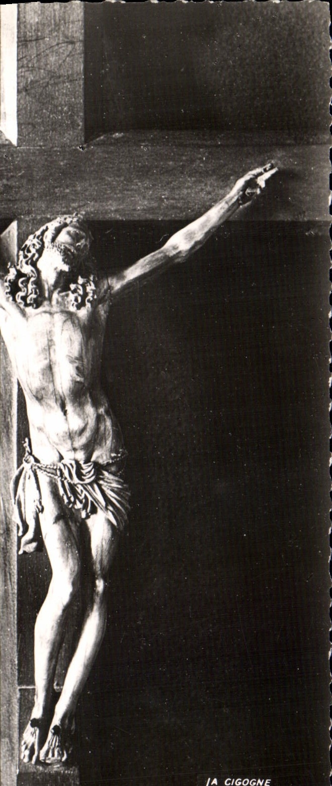 MODERN CARD the Chair God ivory Christ of the abbey