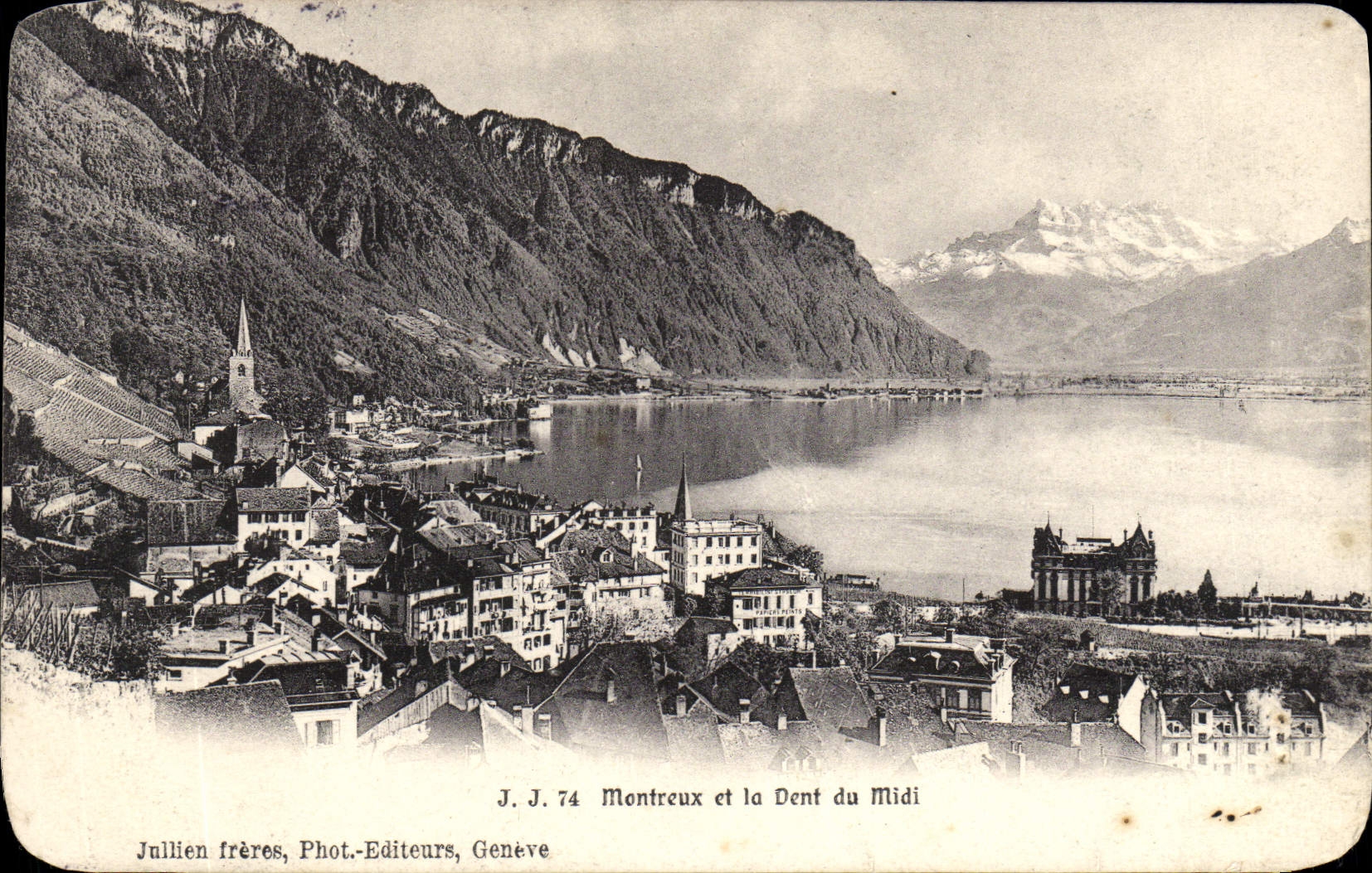 CPA Montreux et la Dent du Midi