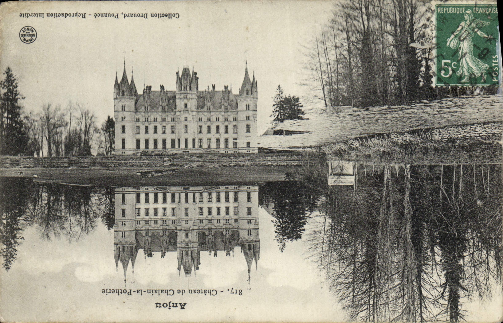CPA Chateau de Cahlain la Potherie
