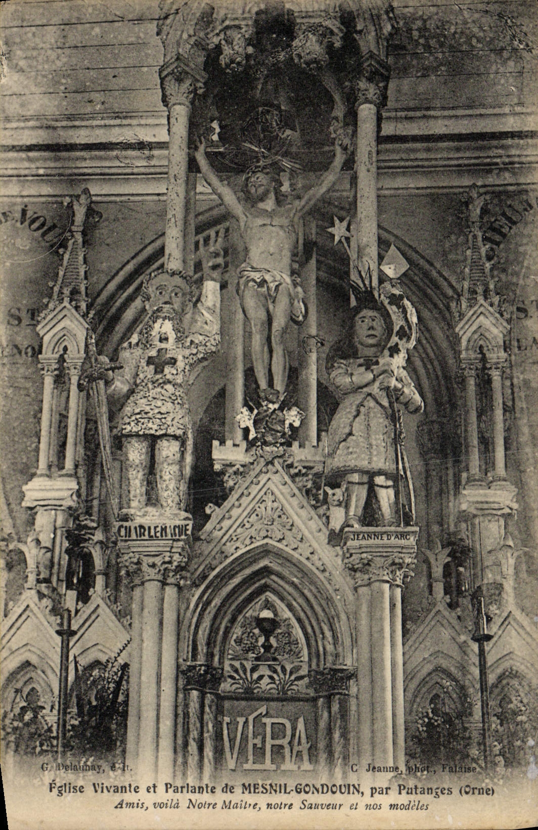 CPA Eglise de Mesnil Gondouin Par Putanges