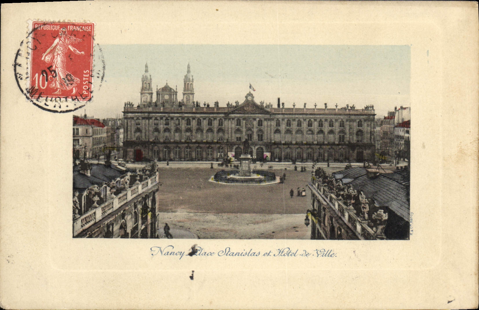 CPA Nancy Place Sanislas Et Hotel De Yille