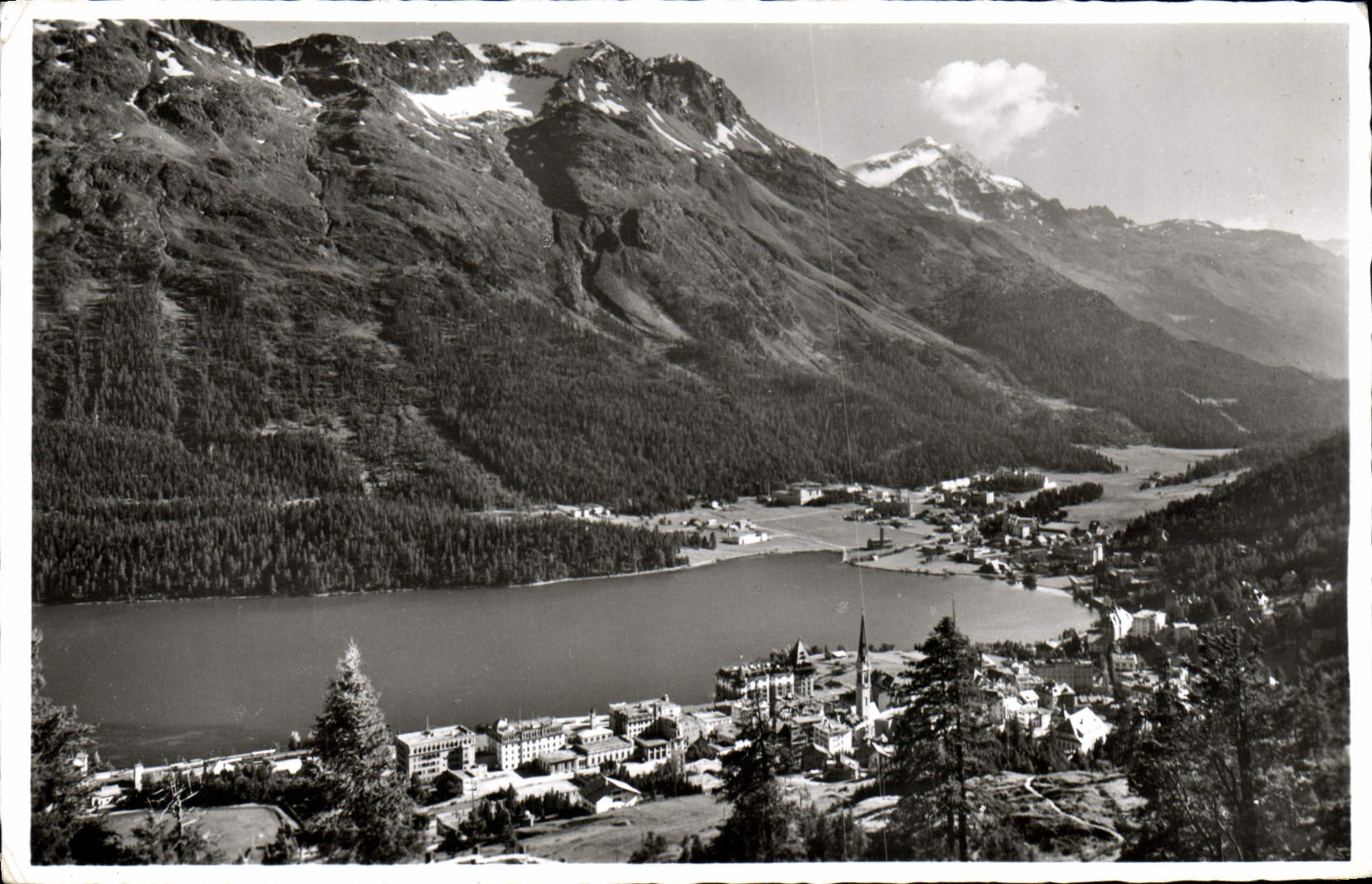 CPM St Moritz Gegen Piz Rosatsch u Piz Carvatsch
