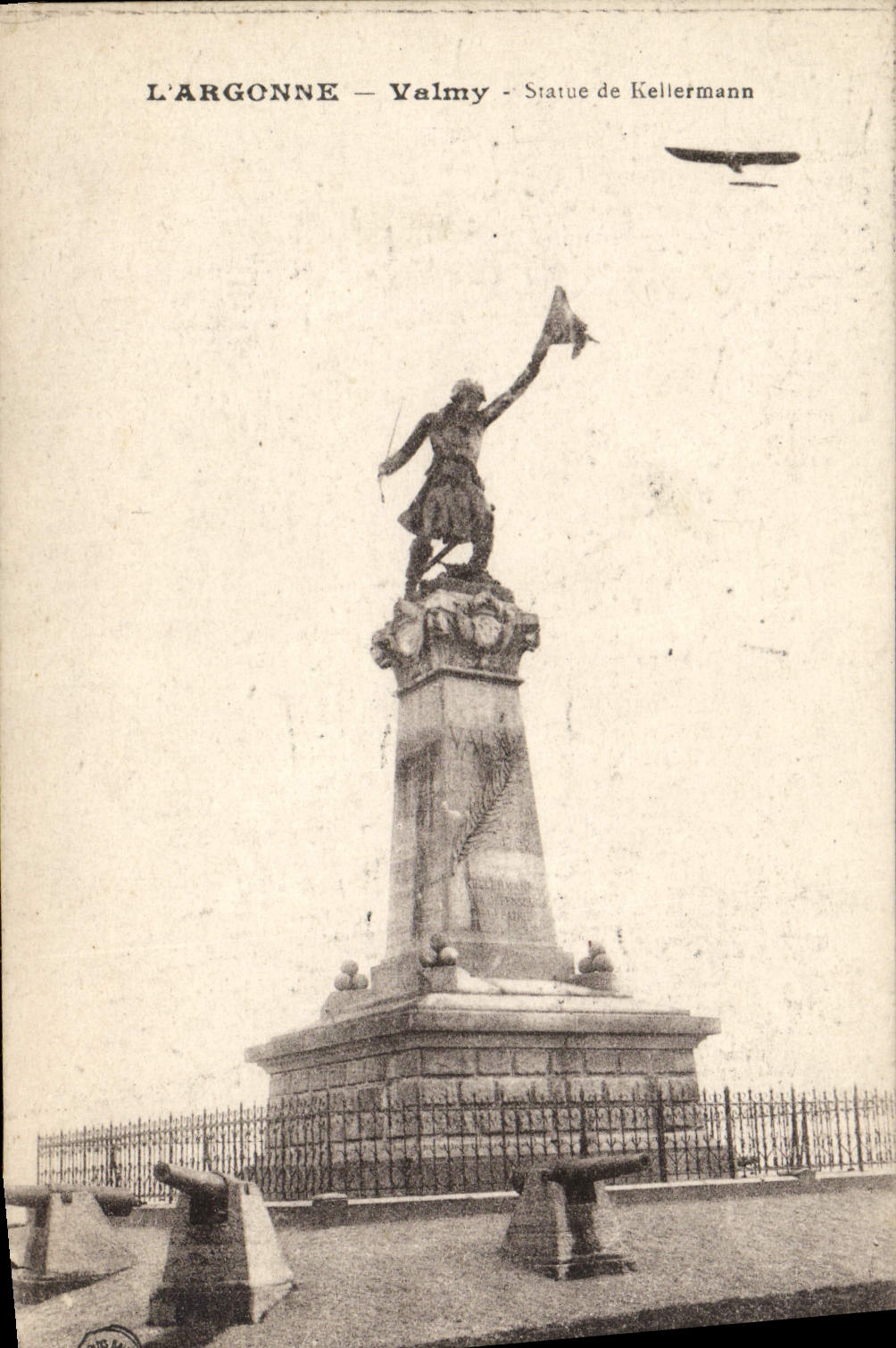 VINTAGE POSTCARD Argonne Valmy Rules De Kellermann Militaria