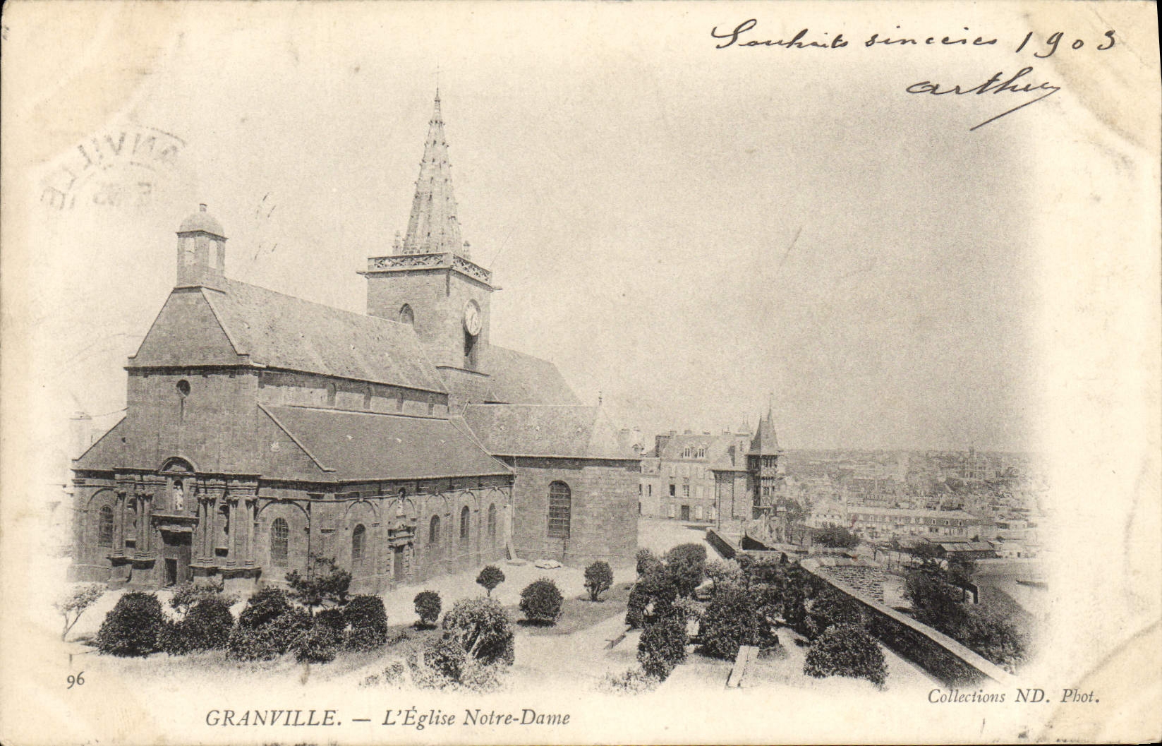CPA Granville L'Eglise Notre Dame