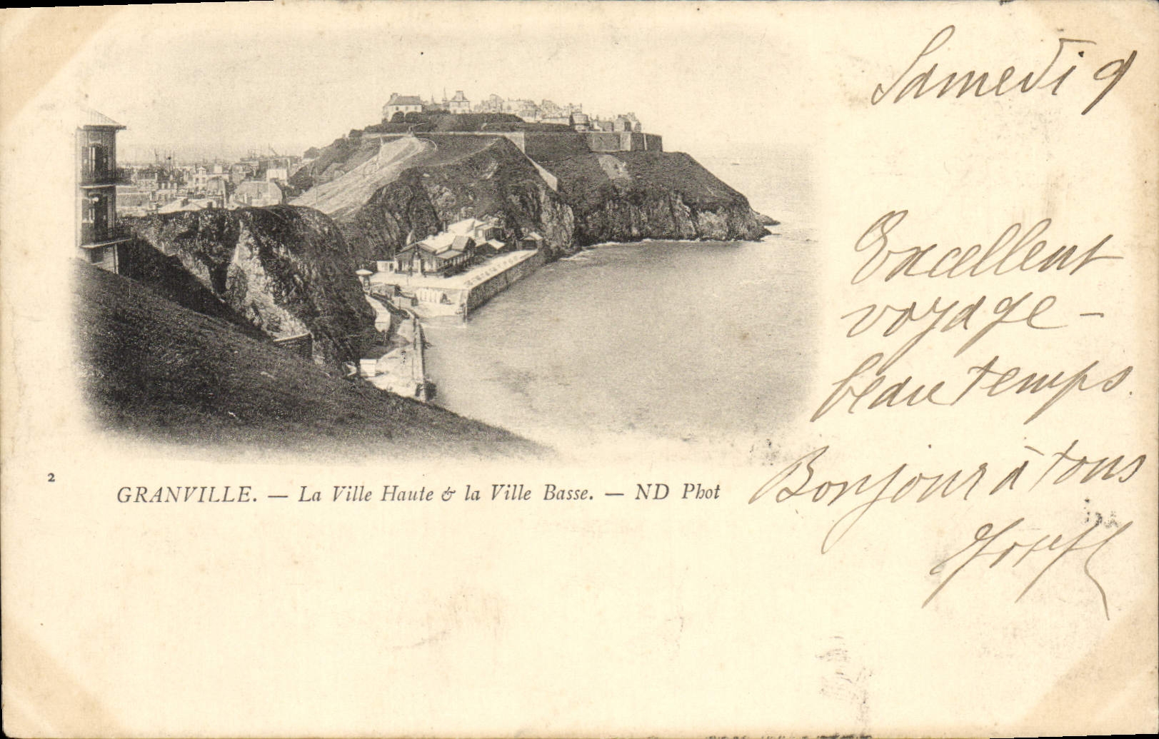 CPA Granville La Ville La Ville Basse