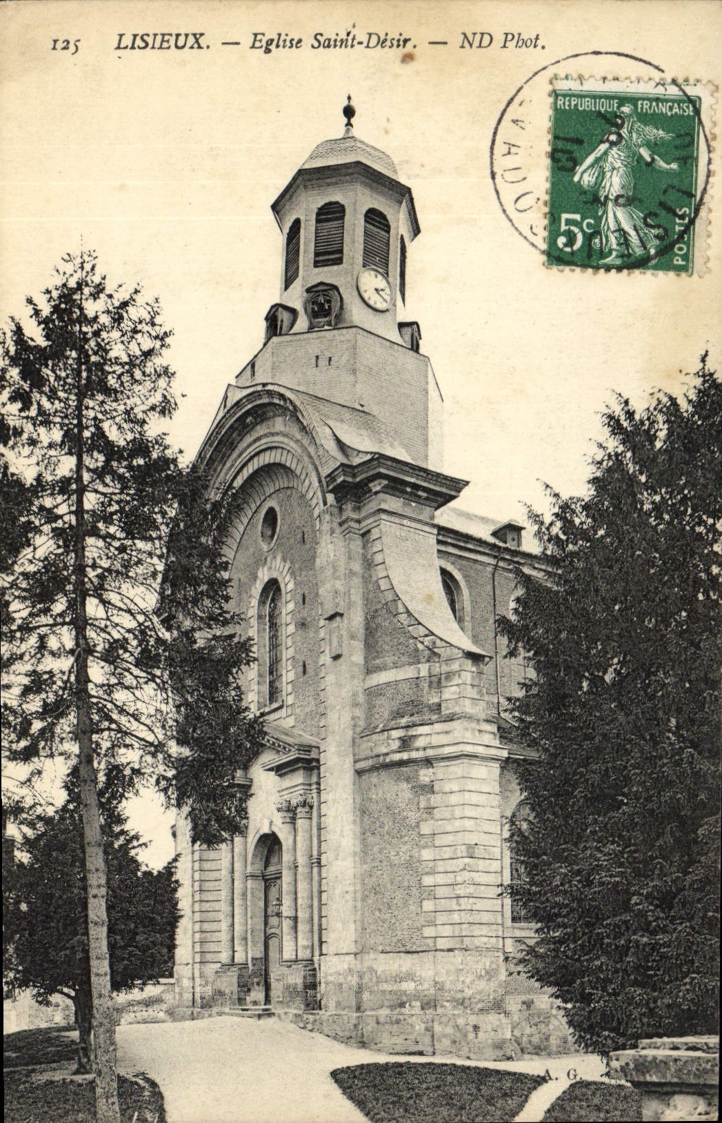 CPA Lisieux Eglise Saint Desir