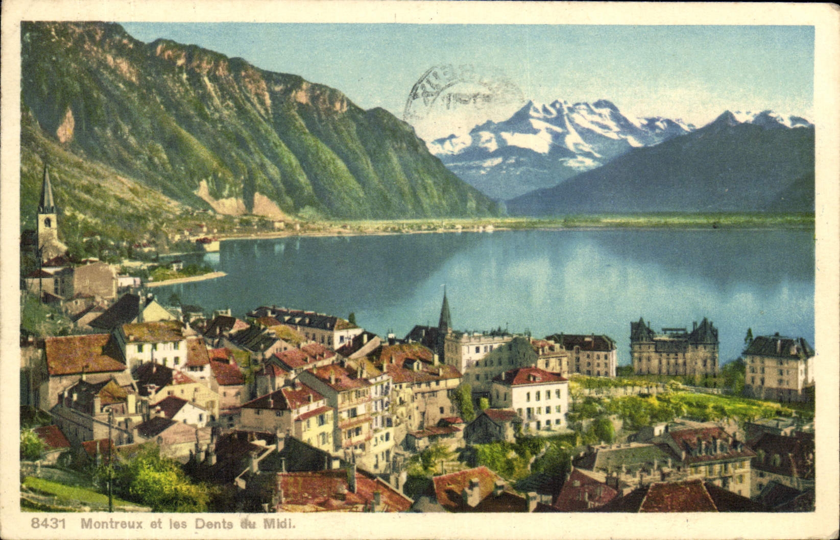 CPA Montreux Et Les Dents Du Midi