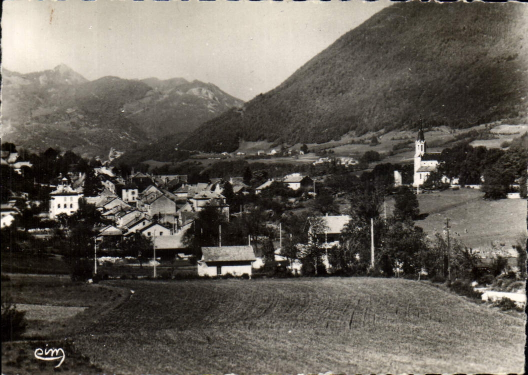 POSTAL MODERNA cuadro total y Cret De Chalame de Chatillon De Michaille