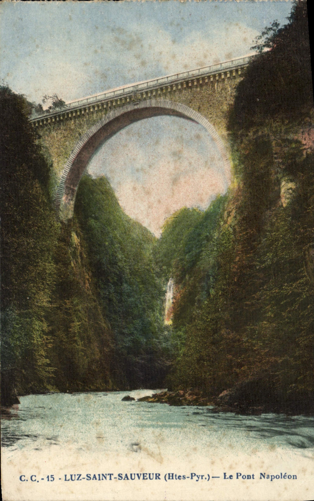 CPA Luz Saint Sauveur Le Pont Napoleon