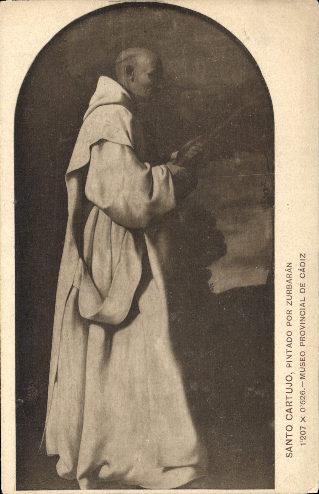 CPA Santo Cartujo Pintado Por Zurbaran Museo Provincial De Cadiz