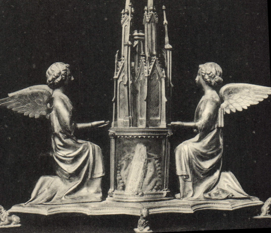 VINTAGE POSTCARD Ochavo Relicario Gotico Reliquias De San Pedro there San Pablo