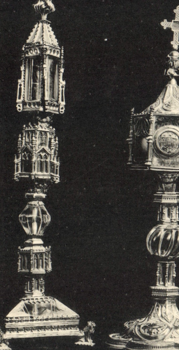 VINTAGE POSTCARD Ochavo Relicario Goticos Idiot Reliquias Of the virgen San Blas there Otros