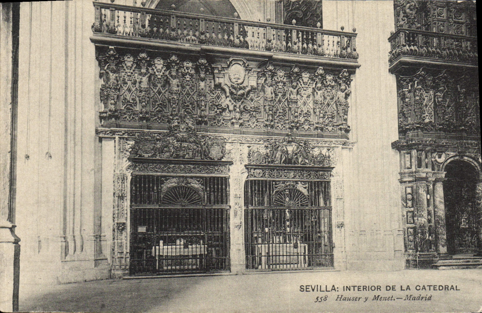 CPA Sevilla Interior De L a Catedral