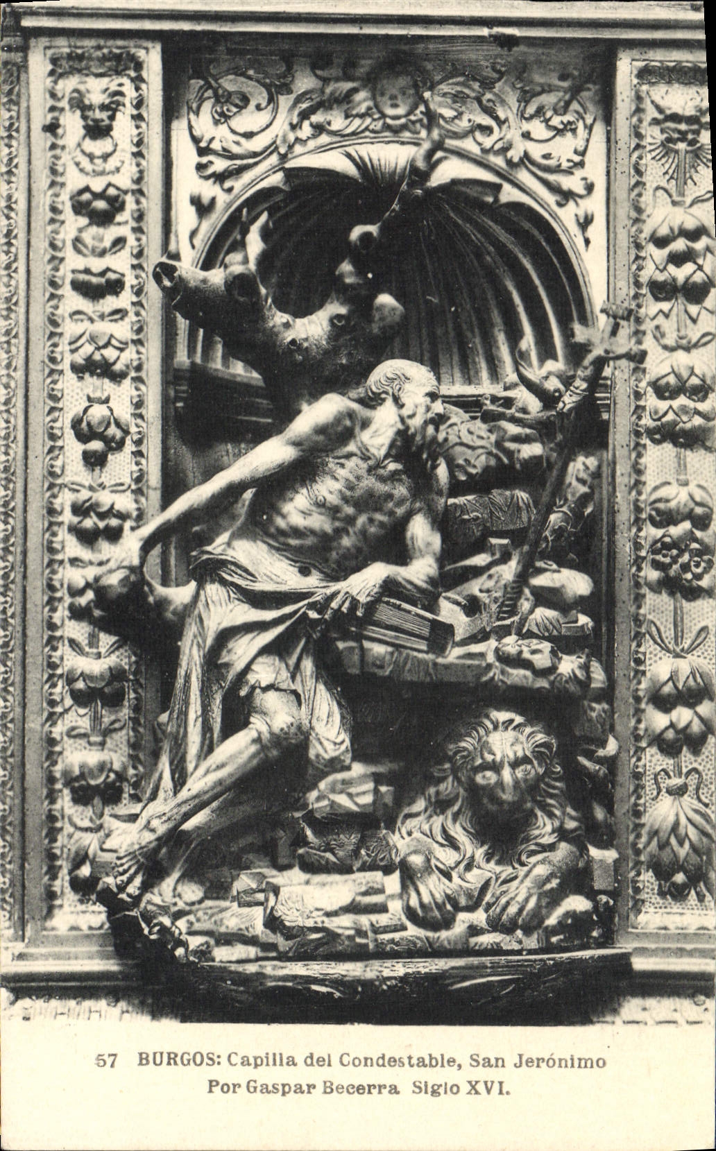 CPA Burgos Capilla Dei Condestable San Jeronimo Por Gaspar Becerra Stgio