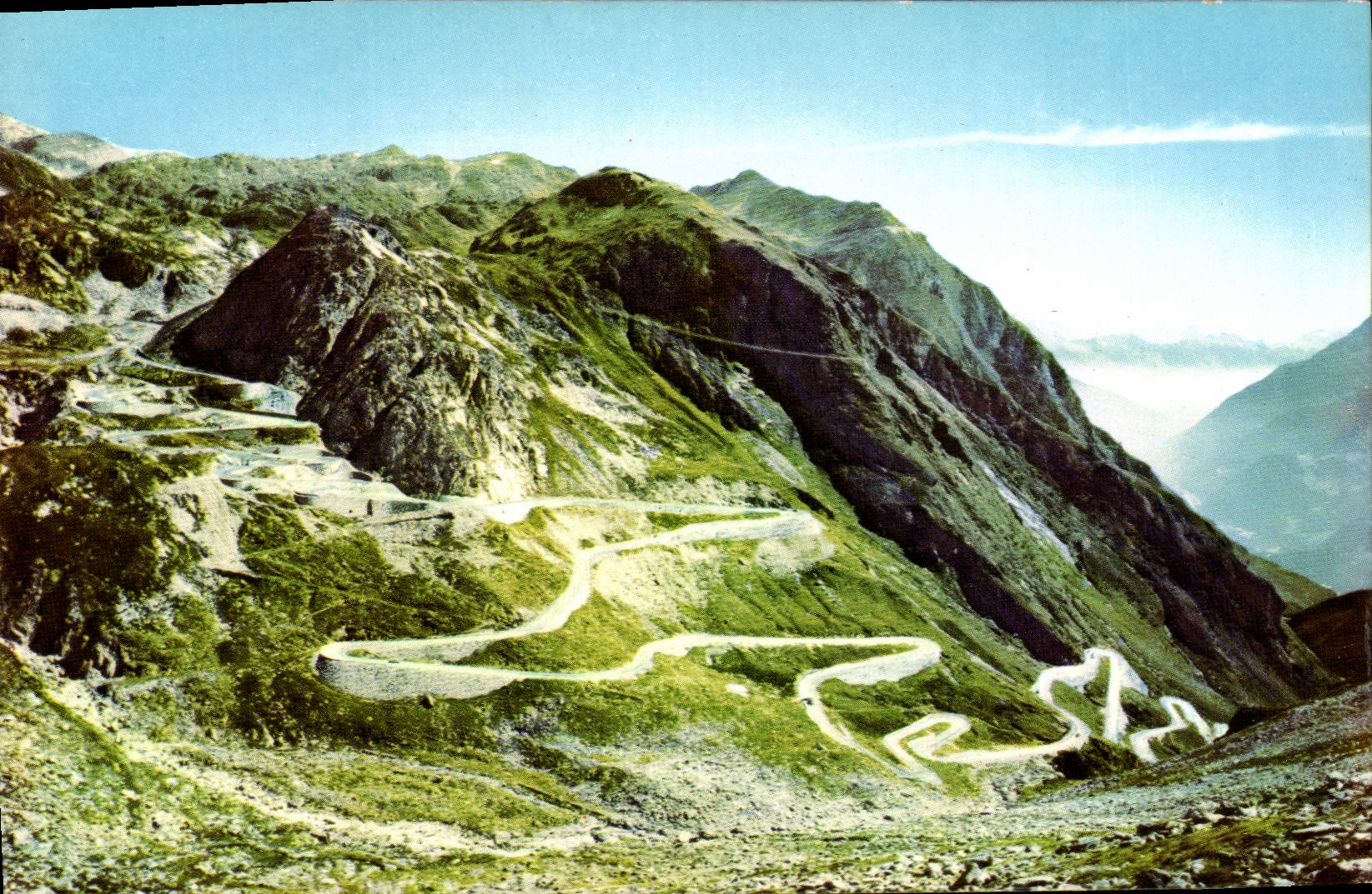 CPM La Strada Del S Gottardo La Vl Tremola