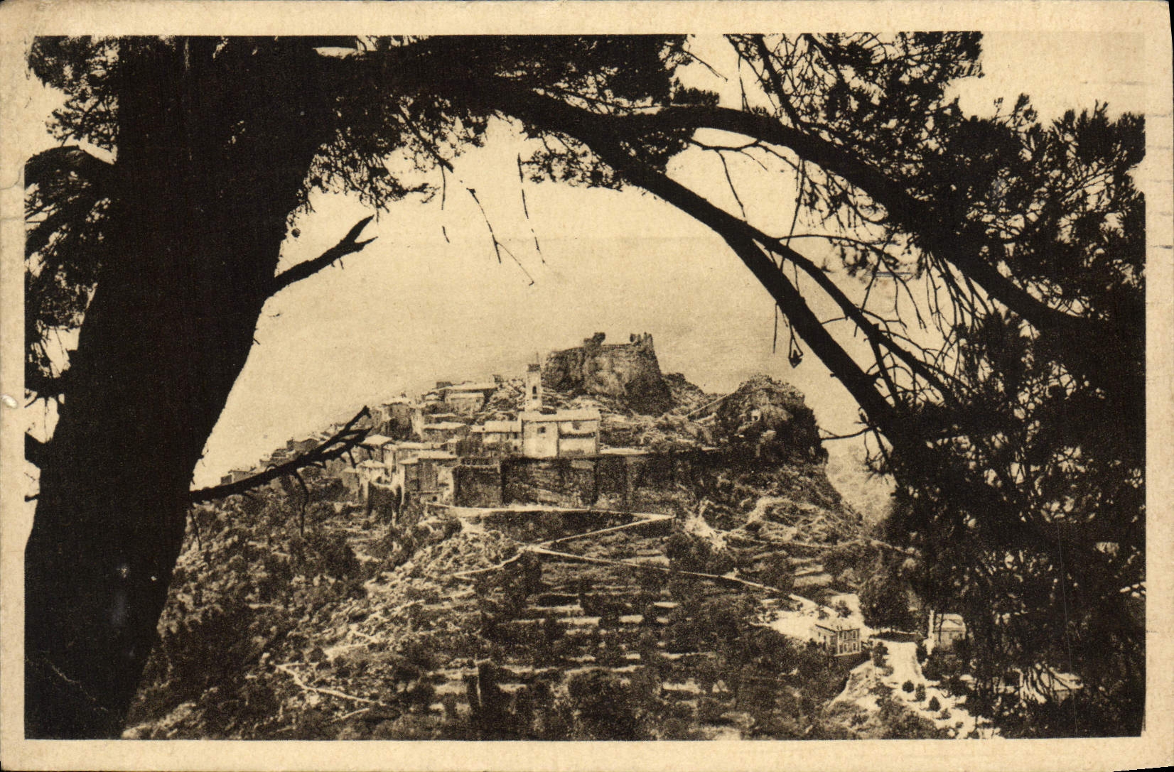 POSTAL MODERNA dimensión del azul de Eze