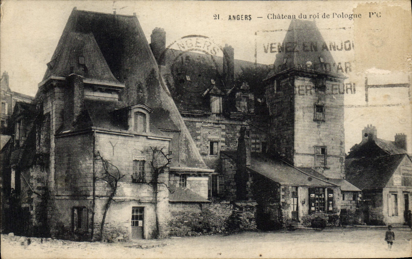 CPA Angers Chateau Du Roi De Pologne