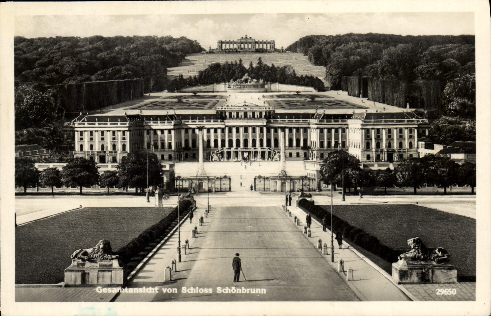 MODERN CARD Gesamtanstcht Von Schloss Schonbrunn