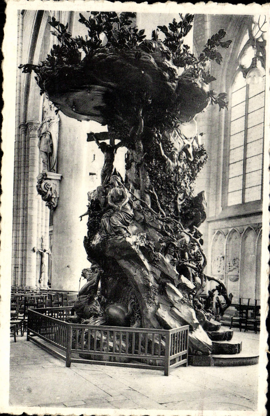 MODERN CARD Malignant Cathedral St Rombaut pulpit Of Truth