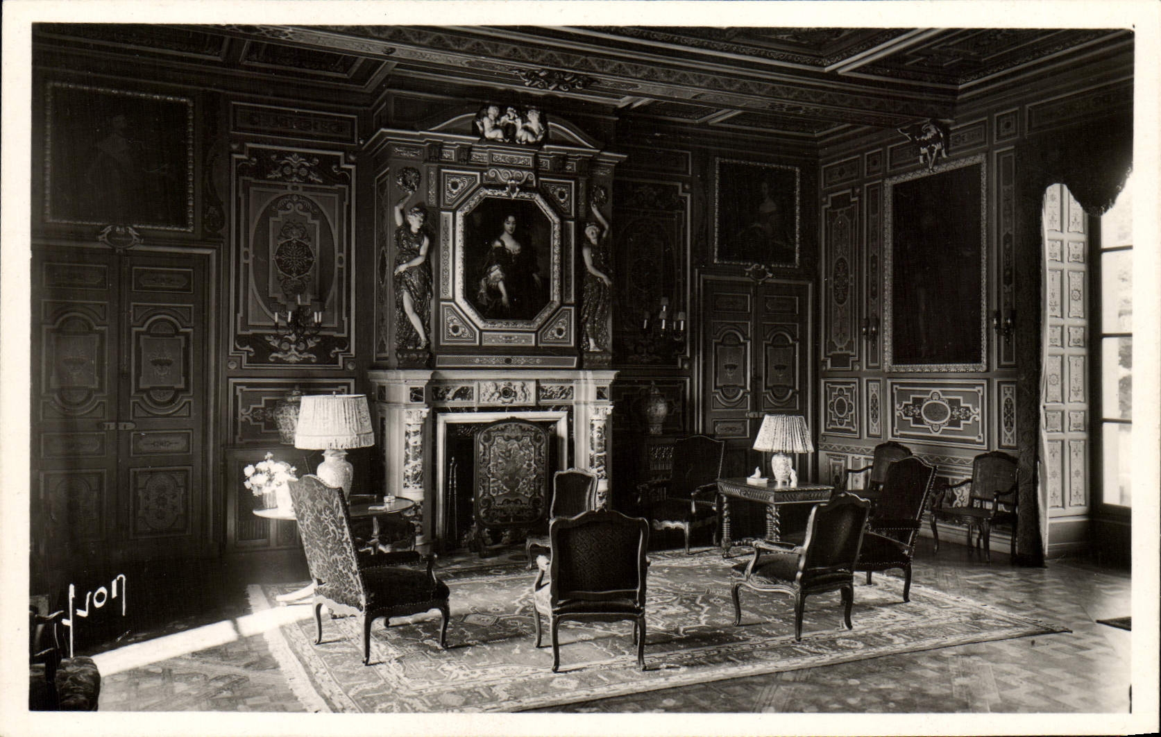 CPM Cheverny Interieur Du Chateau Le Grand Salon