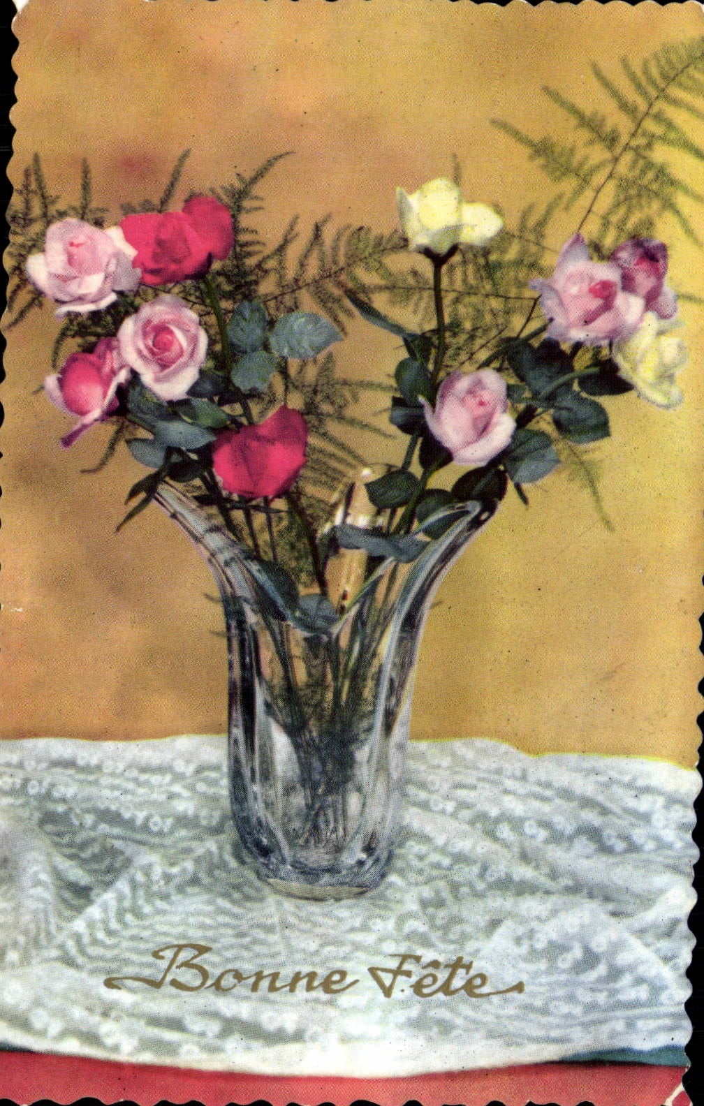 MODERN CARD Fantasy Flowers Good Festival