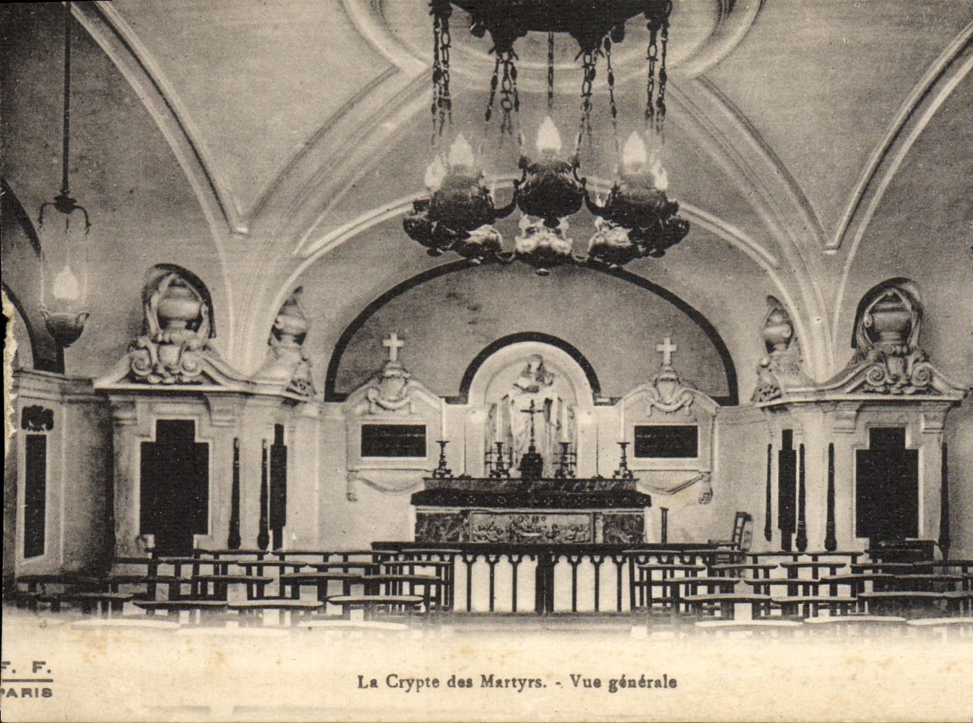 POSTAL de la VENDIMIA que la cripta de los mártires ve