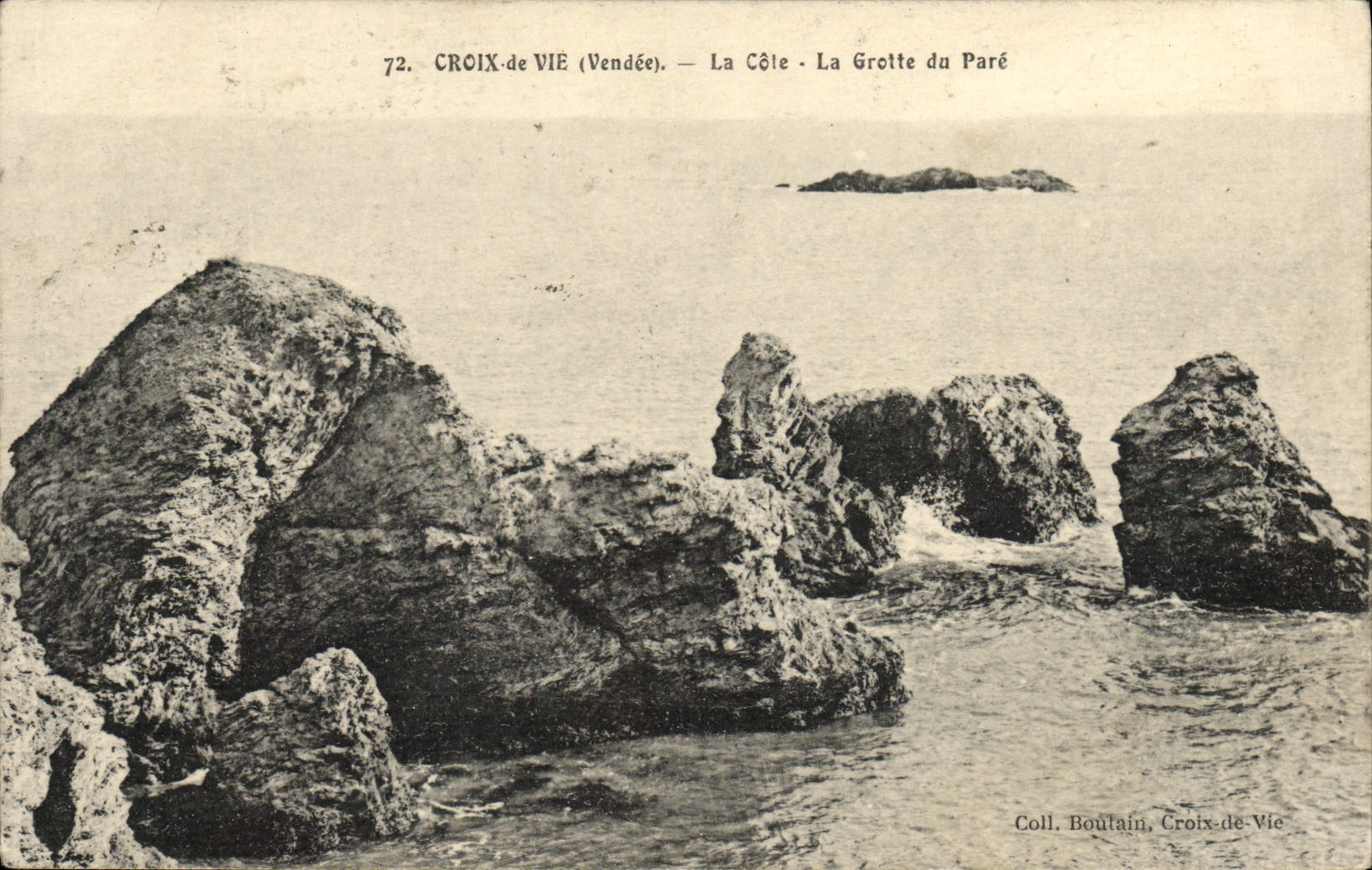 CPA Croix de Vie La Cote La Grotte Du Pare