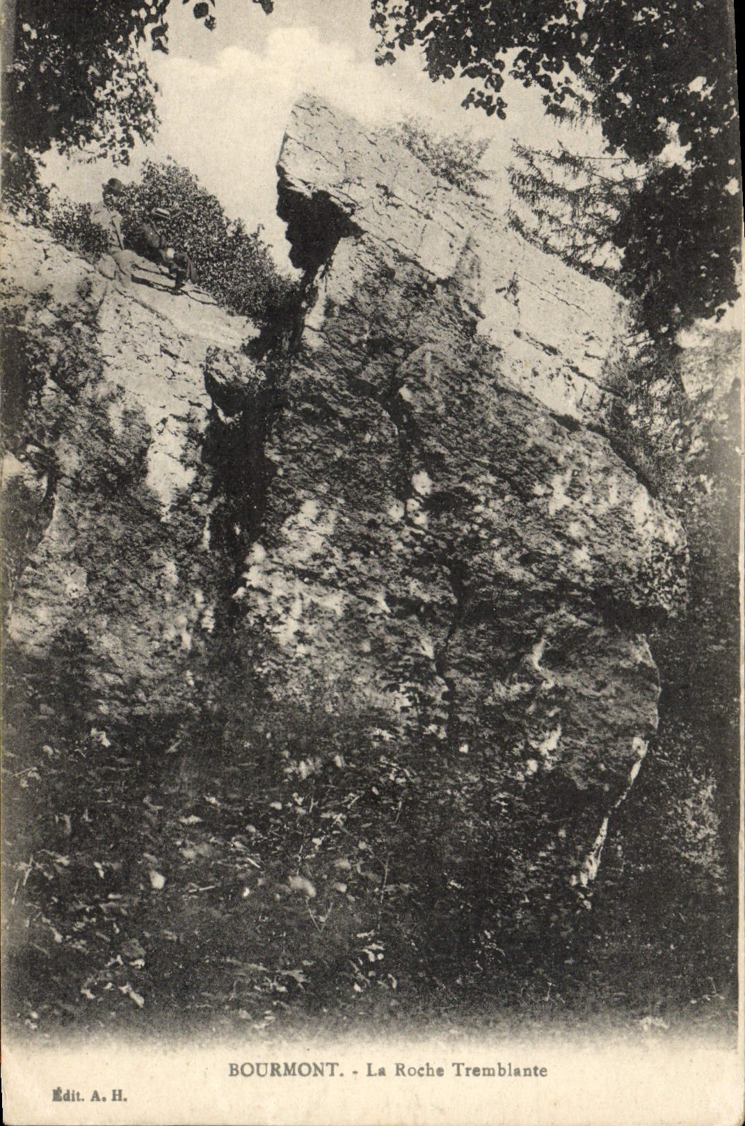 CPA Bourmont La Roche Tremblante