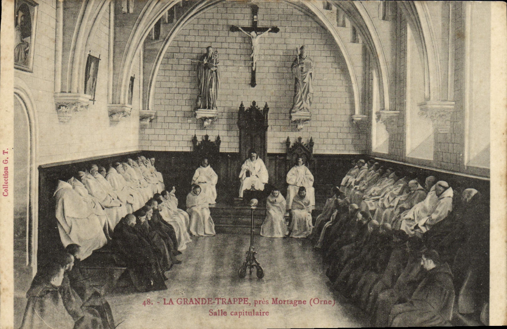 CPA La Grande Trappe Pres Mortagne Salle Capitulaire