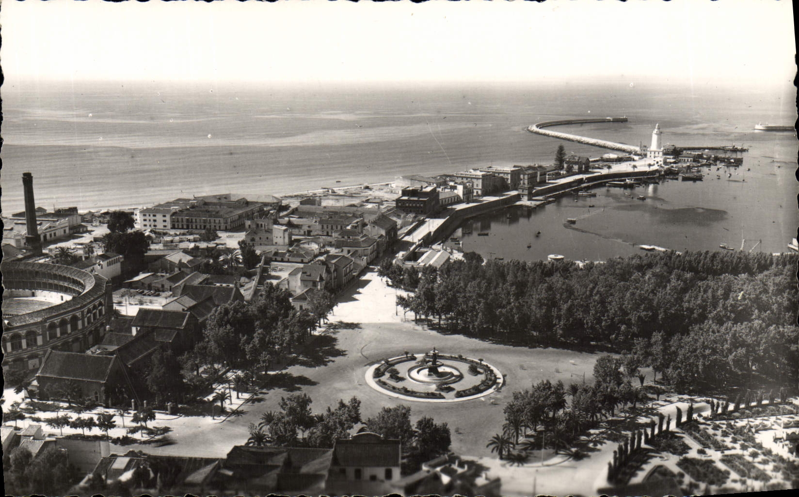 CPA Malaga Vista Panoramica