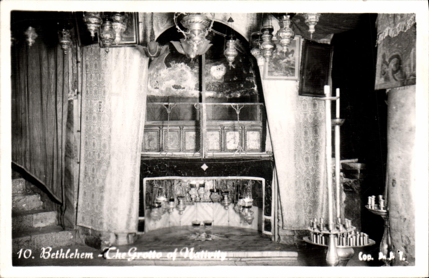 CPA Bethlehem The Grotte Of nativity
