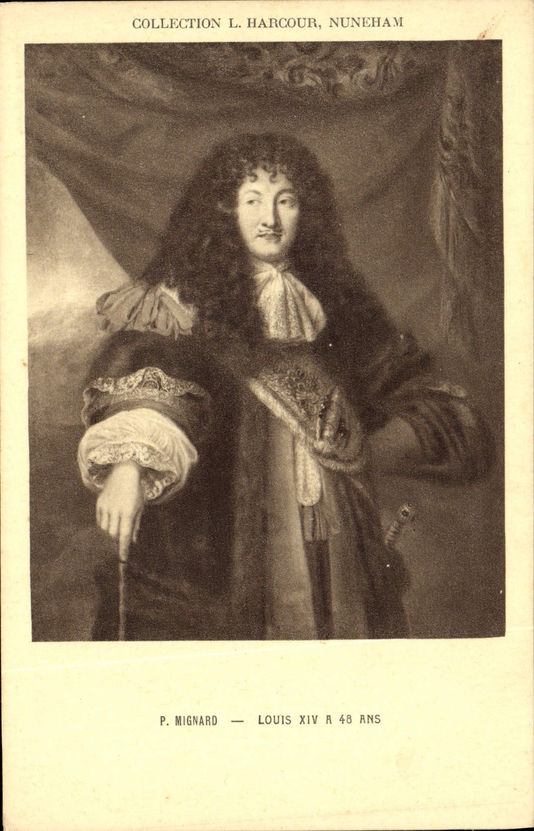 CPA Collection L Harcour Nuneham Mignard Louis XIV a 48 ans