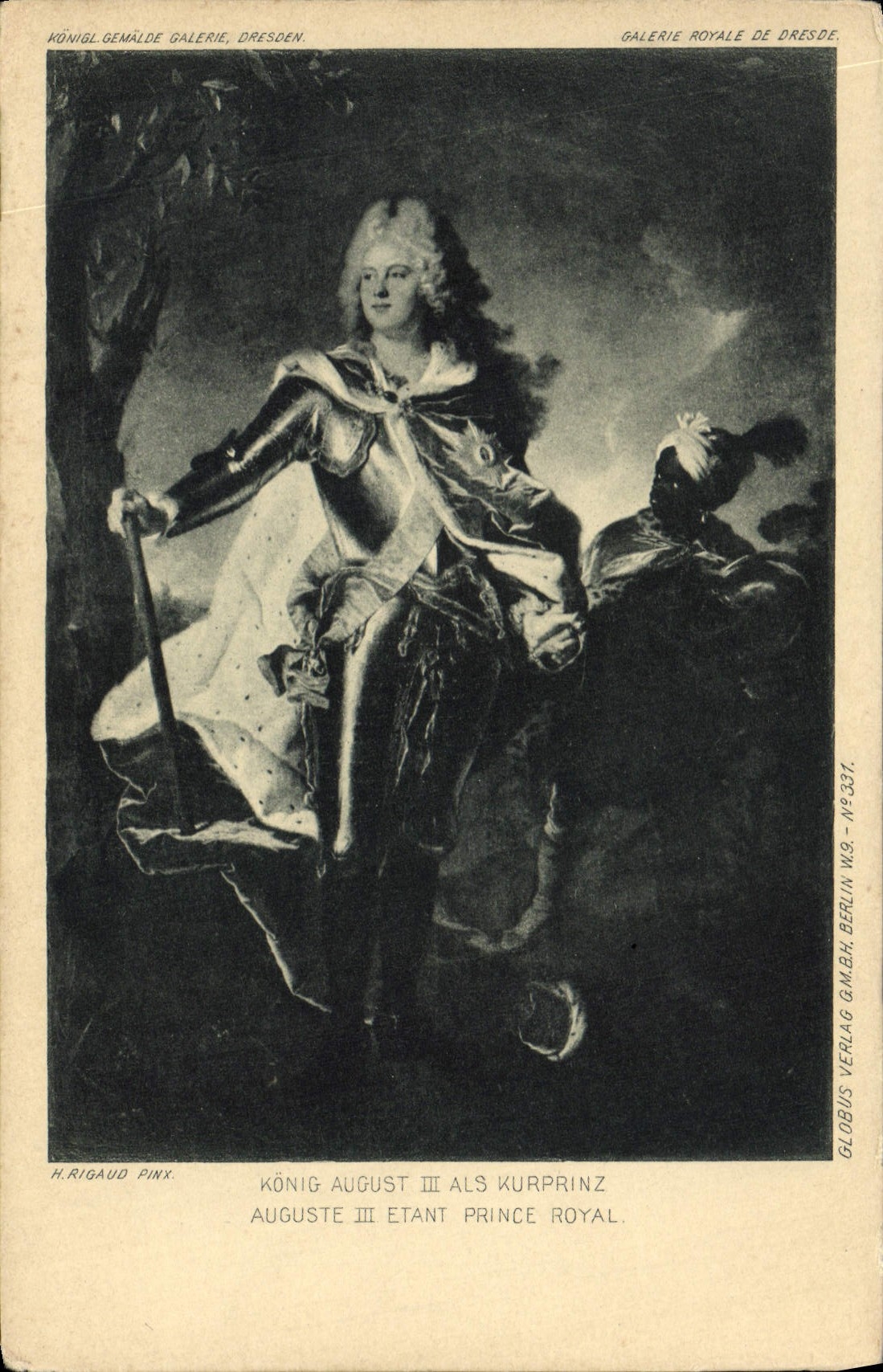 VINTAGE POSTCARD Auguste III being royal prince