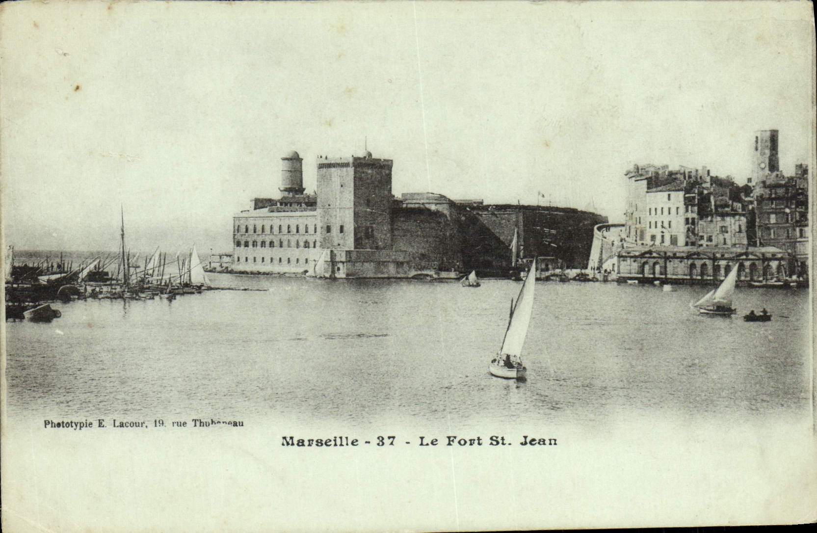 CPA Marseille Le Fort St Jean