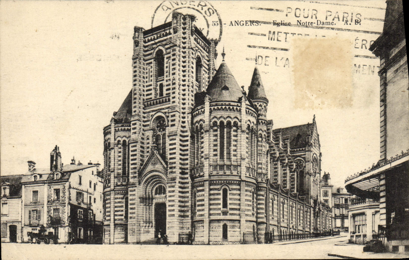 CPA Angers Eglise Notre Dame