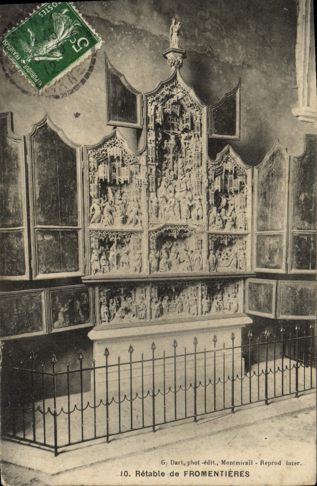CPA Retable de Fromentieres