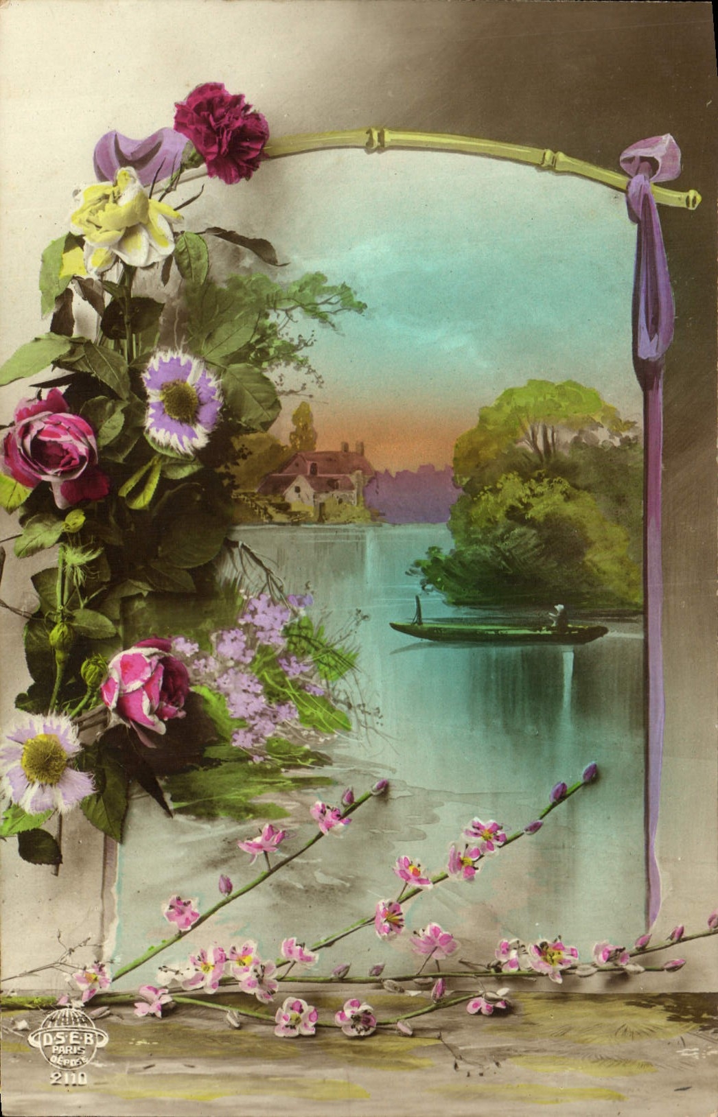 CPA Fantaisie Fleurs