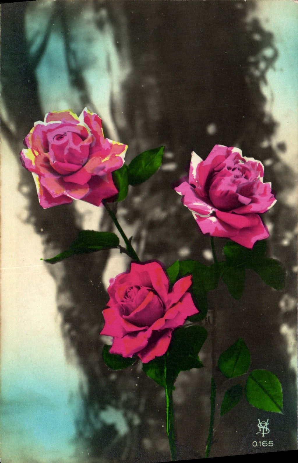 CPA Fantaisie Fleurs